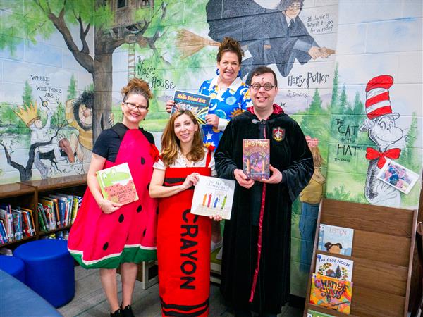 Students dressed as Book Characters